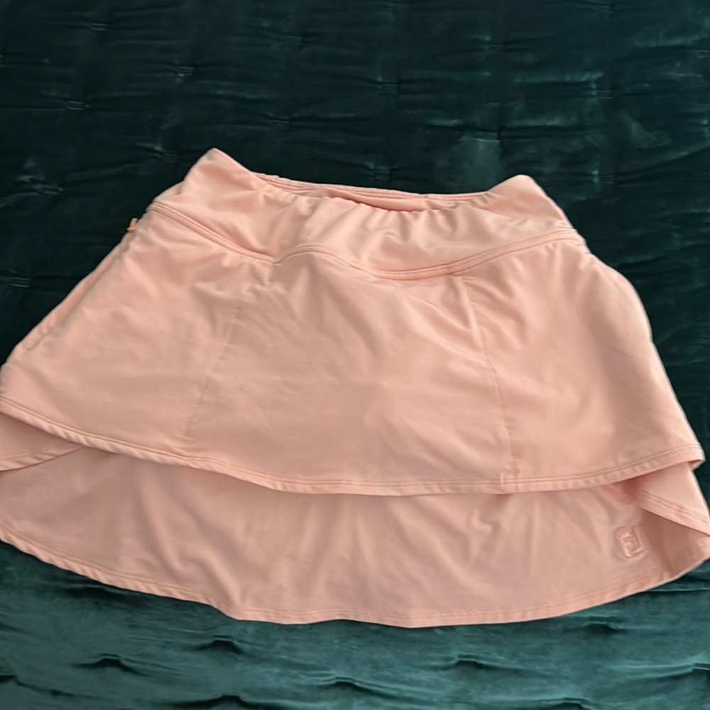 FootJoy Peach Pink Layered Golf Skort